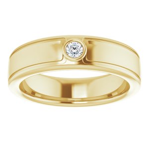 Diamond - Harper - 14K Yellow Gold 1/10 CTW Natural Diamond Band