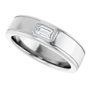 Diamond - Harper - 14K White Gold 1/3 CTW Lab-Grown Diamond Band