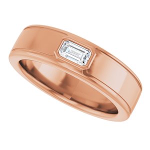 Diamond - Harper - 14K Rose Gold 1/3 CTW Lab-Grown Diamond Band