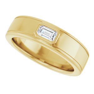 Diamond - Harper - 14K Yellow Gold 1/3 CTW Lab-Grown Diamond Band