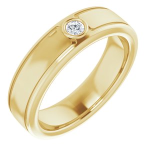 Diamond - Harper - 14K Yellow Gold 1/10 CTW Natural Diamond Band
