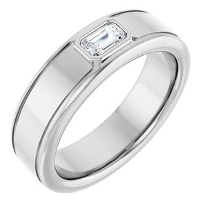 Diamond - Harper - 14K White Gold 1/3 CTW Lab-Grown Diamond Band