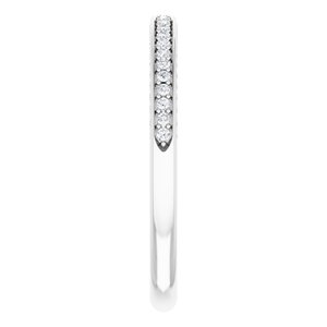 Pave - Tinsley - Platinum 1/4 CTW Diamond Band