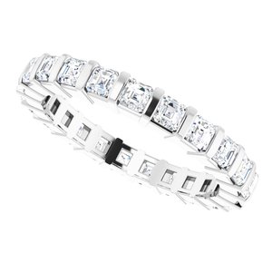 New Trends - Pilar - Platinum 1 1/3 CTW Diamond Eternity Band