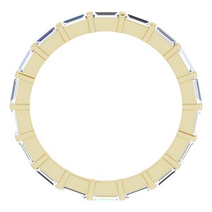 New Trends - Pilar - 14K Yellow Gold 3/4 CTW Lab-Grown Diamond  Eternity Band