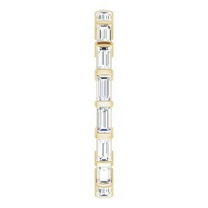 New Trends - Pilar - 14K Yellow Gold 3/4 CTW Lab-Grown Diamond  Eternity Band