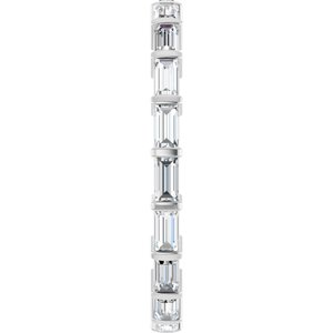 New Trends - Pilar - Platinum 3/4 CTW Lab-Grown Diamond  Eternity Band