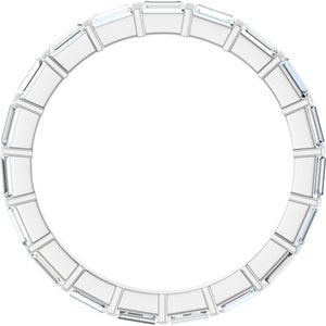 New Trends - Pilar - 14K White Gold 3/4 CTW Lab-Grown Diamond  Eternity Band