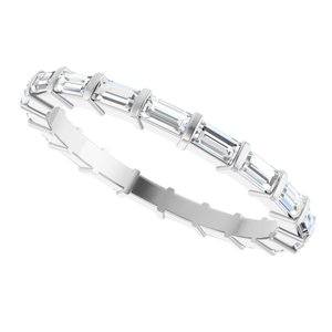 New Trends - Pilar - Platinum 3/4 CTW Lab-Grown Diamond  Eternity Band