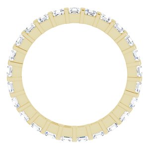 New Trends - Pilar - 14K Yellow Gold 1 1/3 CTW Diamond Eternity Band