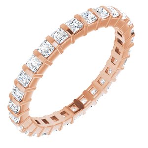New Trends - Pilar - 14K Rose Gold 1 1/3 CTW Diamond Eternity Band