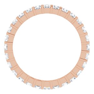 New Trends - Pilar - 14K Rose Gold 1 1/3 CTW Diamond Eternity Band