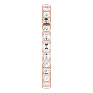 New Trends - Pilar - 14K Rose Gold 1 1/3 CTW Diamond Eternity Band