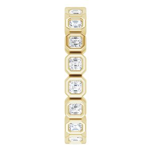 Bezel - Ava - 14K Yellow Gold 9/10 CTW Natural Diamond Eternity Band Size 7