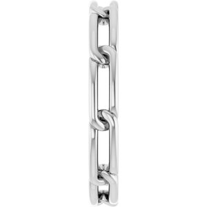 Classic - Jacob - Platinum 3 mm Chain Link Band Size 7