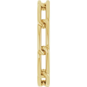 Classic - Jacob - 14K Yellow Gold 3 mm Chain Link Band Size 7