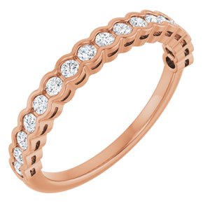 New Trends - Zofia - 14K Rose Gold 1/4 CTW Lab-Grown Diamond Anniversary Band