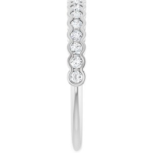 New Trends - Zofia - Platinum 1/4 CTW Lab-Grown Diamond Anniversary Band