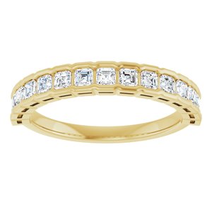 New Trends - Zofia - 14K Yellow Gold 3/4 CTW Natural Diamond Anniversary Band