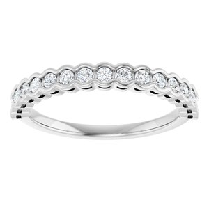 New Trends - Zofia - Platinum 1/4 CTW Lab-Grown Diamond Anniversary Band
