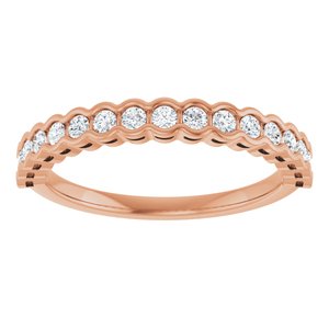 New Trends - Zofia - 14K Rose Gold 1/4 CTW Lab-Grown Diamond Anniversary Band