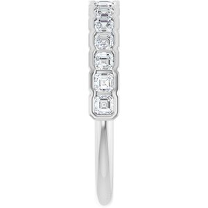 New Trends - Zofia - 14K White Gold 3/4 CTW Natural Diamond Anniversary Band