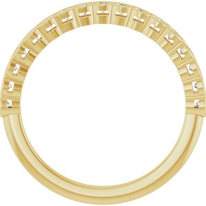 New Trends - Zofia - 14K Yellow Gold 1/4 CTW Lab-Grown Diamond Anniversary Band