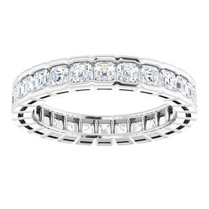 New Trends - Danuta - 14K White Gold 1 1/2 CTW Natural Diamond Eternity Band Size 7