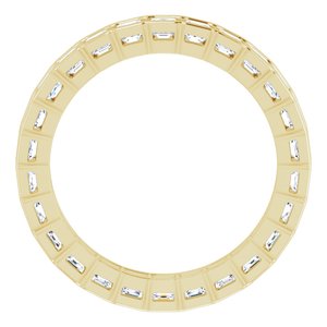 New Trends - Danuta - 14K Yellow Gold 1 1/2 CTW Natural Diamond Eternity Band Size 7