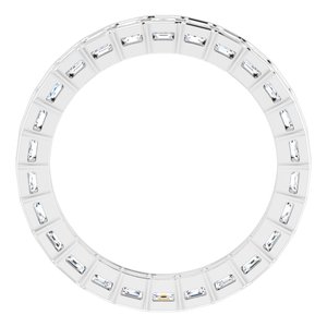 New Trend - Danuta - Platinum 1 1/2 CTW Natural Diamond Eternity Band Size 7