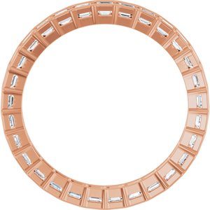 New Trends - Danuta - 14K Rose Gold 1 1/2 CTW Lab-Grown Diamond Eternity Band