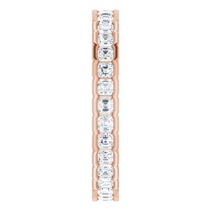 New Trends - Danuta - 14K Rose Gold 1 1/2 CTW Natural Diamond Eternity Band Size 7