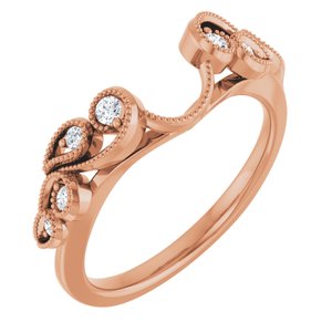 Nature - Susana - 14K Rose Gold 1/8 CTW Lab-Grown Diamond Ring Guard