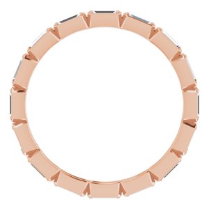 Bezel - Sierra - 14K Rose Gold 3/8 CTW Natural Diamond Eternity Band Size 4