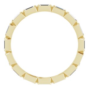Bezel - Sierra - 14K Yellow Gold 3/8 CTW Natural Diamond Eternity Band Size 4
