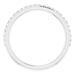 Pave - Catherine - 14K White Gold 1/4 CTW Lab-Grown Diamond Band