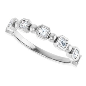 Platinum - Maribel - 1/3 CTW Natural Diamond Anniversary Band
