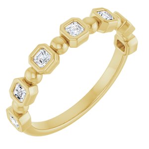 14K Yellow Gold - Maribel - 1/3 CTW Natural Diamond Anniversary Band