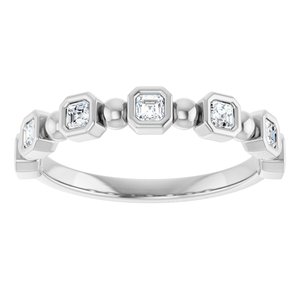 Platinum - Maribel - 1/3 CTW Natural Diamond Anniversary Band