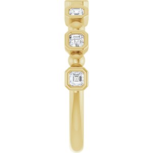 14K Yellow Gold - Maribel - 1/3 CTW Natural Diamond Anniversary Band