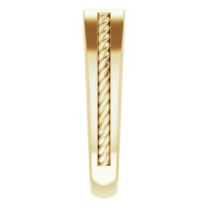 Hammered - Nolan - 14K Yellow Gold 1/10 CTW Natural Diamond Band