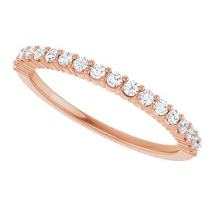 New Trends - Isadora - 14K Rose Gold 1/4 CTW Lab-Grown Diamond Anniversary Band