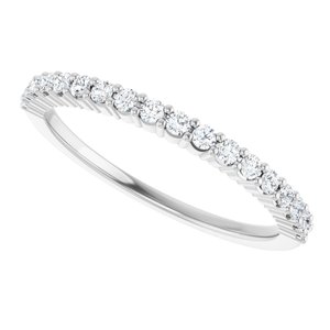 New Trends - Isadora - 14K White Gold 1/4 CTW Lab-Grown Diamond Anniversary Band