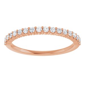 New Trends - Isadora - 14K Rose Gold 1/4 CTW Lab-Grown Diamond Anniversary Band