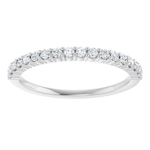 New Trends - Isadora - 14K White Gold 1/4 CTW Lab-Grown Diamond Anniversary Band