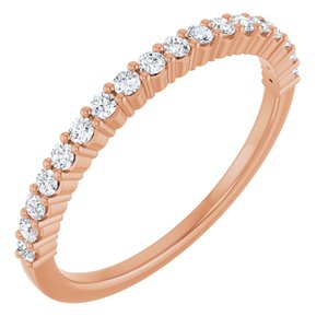 New Trends - Isadora - 14K Rose Gold 1/4 CTW Lab-Grown Diamond Anniversary Band