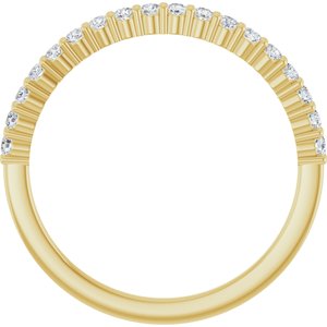 New Trends - Isadora - 14K Yellow Gold 1/4 CTW Lab-Grown Diamond Anniversary Band