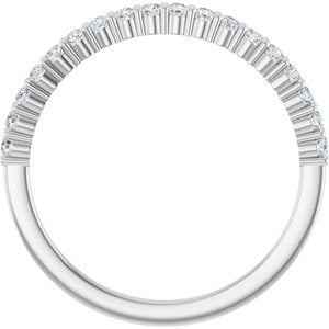 New Trends - Isadora - 14K White Gold 1/4 CTW Lab-Grown Diamond Anniversary Band