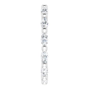 New Trends - Marisol - 14K White Gold 5/8 CTW Natural Diamond Eternity Band