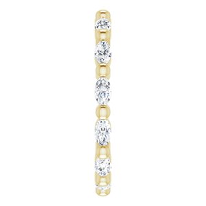 New Trends - Marisol - 14K Yellow Gold 5/8 CTW Natural Diamond Eternity Band